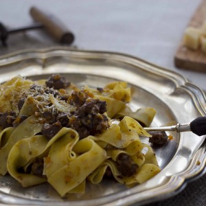 Pasta with Wild boar sauce