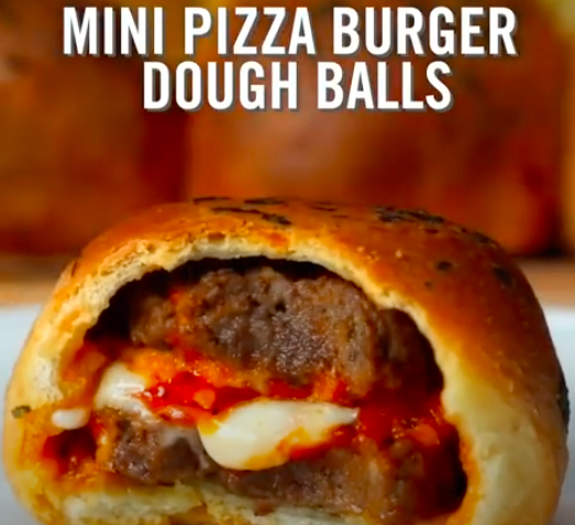 pizza burger dough balls