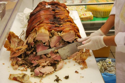 What part of Italy is famous for porchetta?